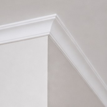Freshly painted modern house facade
